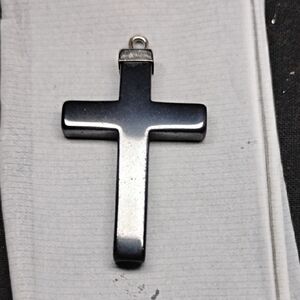 Black Cross Pendant